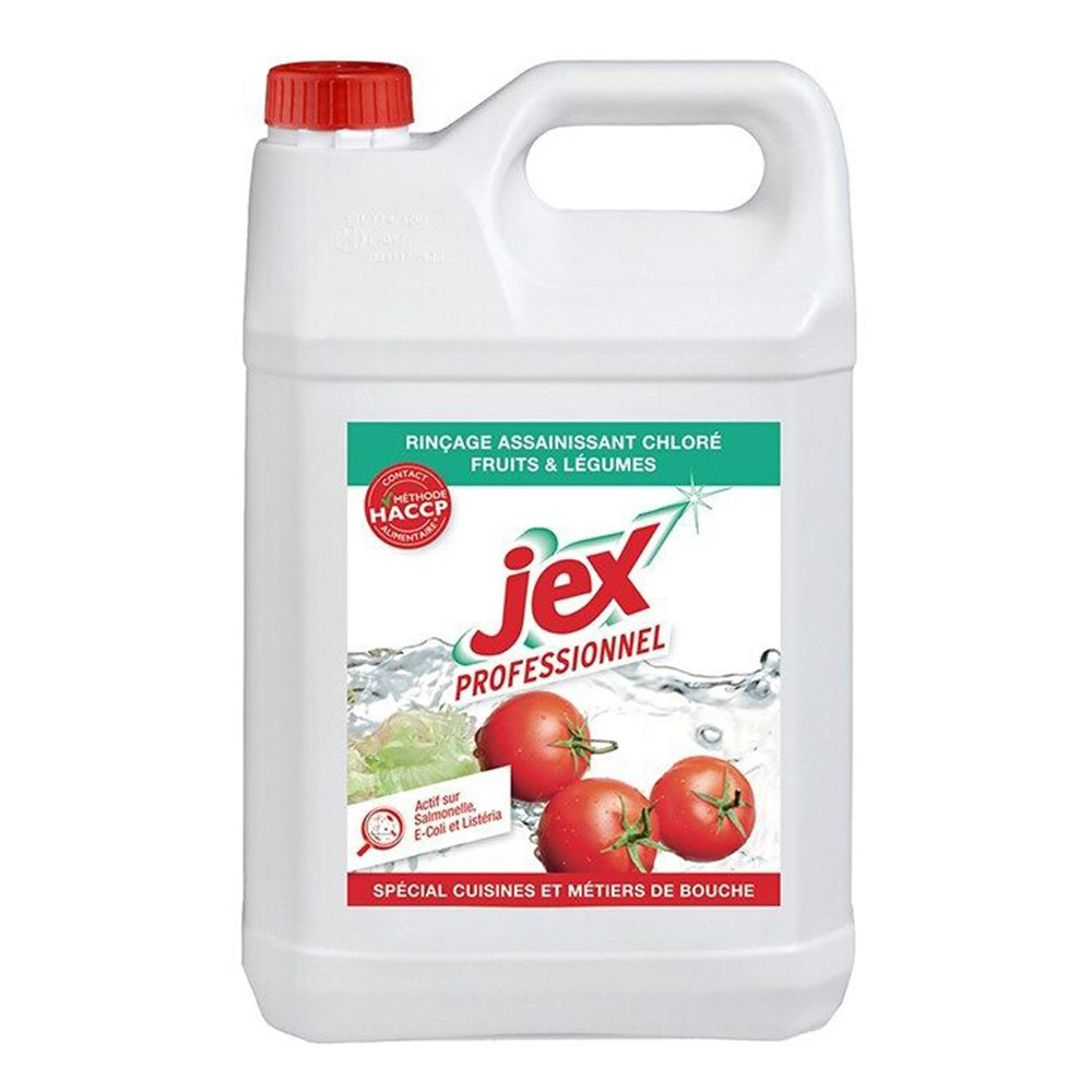 JEX PROFESSIONNEL RINÇAGE ASSAINISSANT CHLORÉ FRUITS & LÉGUMES